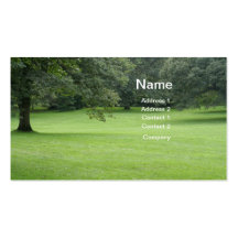 A Tree in a Field of Green Business Cards