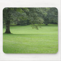 A Tree in a Field of Green Mouse Pad