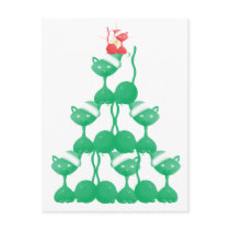A tree of cats postcards by candystore A tree of cats postcards