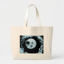 A Trip to the Moon Canvas Bags