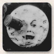 A Trip to the Moon Beverage Coasters