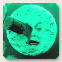 A Trip to the Moon Beverage Coaster