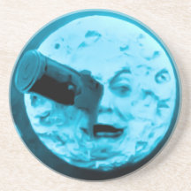 A Trip to the Moon Drink Coaster