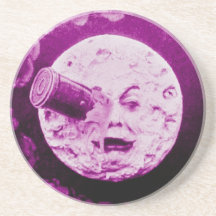 A Trip to the Moon Drink Coasters