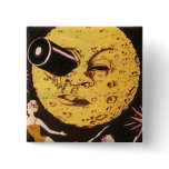 A Trip to The Moon Movie Poster Pinback Buttons