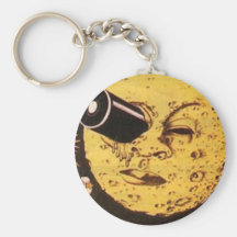 A Trip to The Moon Movie Poster Keychain