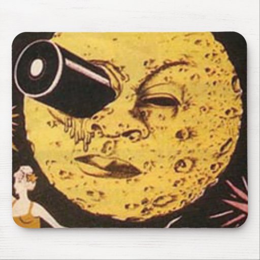 A Trip to The Moon Movie Poster Mouse Pad : Zazzle