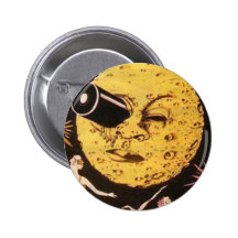 A Trip to The Moon Movie Poster Pinback Buttons