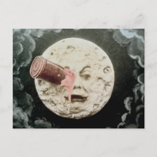 A Trip to the Moon postcard