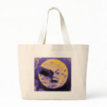 A Trip to the Moon (Purple Fizzy Fuzz) Canvas Bag