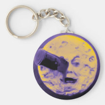 A Trip to the Moon (Purple Fizzy Fuzz) Key Chain