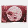 A Trip to the Moon (Red Pop Fizz) Hand Towels