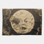 A Trip to the Moon (Sepia) Kitchen Towels