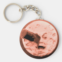 A Trip to the Moon (Sepia Rose) Keychains