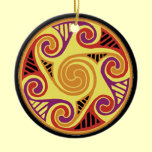 A Triskelion Celtic Symbol Represents Action ornaments