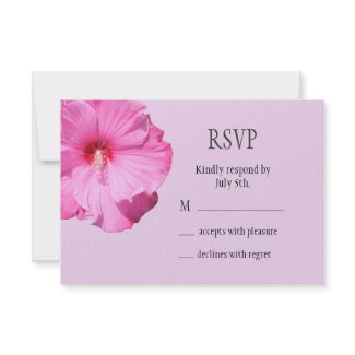 A Tropical RSVP (purple) zazzle_invitation