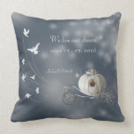A True Fairy Tale Wedding Favor Throw Pillows