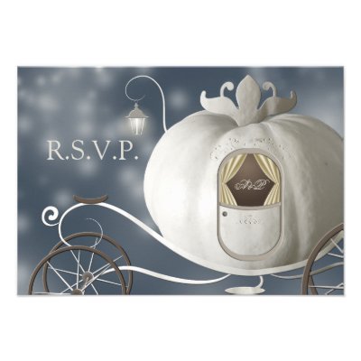A True Fairy Tale  Wedding RSVP Invites