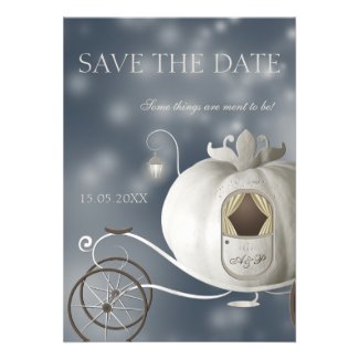 A True Fairy Tale Wedding Save the Date Personalized Invitation