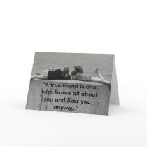 A True Friend Greeting Cards