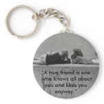 A True Friend Keychain