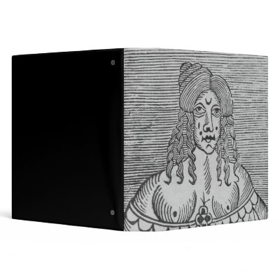 A Tudor Lady with bared breasts Binder by bridgemanart
