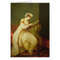 A Turkish Woman, 1773 Greeting Card