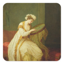 A Turkish Woman, 1773 Square Sticker