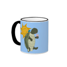 A Turtle Eating Ice Cream Mug