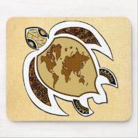 A Turtle For Earth Day On A Mousepad mousepad
