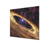 A type of dead star called a pulsar gallery wrap canvas