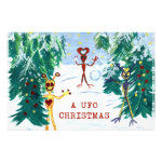 A UFO Christmas Photographic Print A UFO Christmas Photographic Print