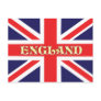 A Union Jack flag with England across it Post Cards