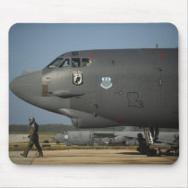 A US Air Force aircrew prepares a B-52 Mouse Pad
