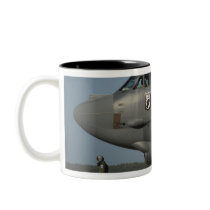 A US Air Force aircrew prepares a B-52 Coffee Mug