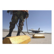 A US Air Force crew chief