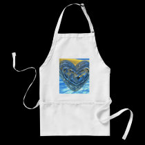 A Valentine! aprons