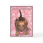 A Valentine Doxie Puppy cards