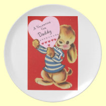 A Valentine For Daddy plates