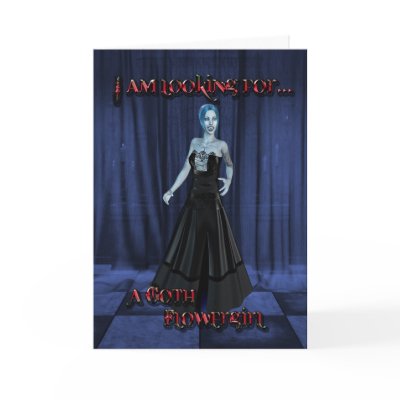 A Vampire card for a flower girl request by Eggznbeenz