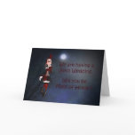 A Vampire card for a maid of honor request