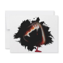 A Vampire's Kiss of Death invitations