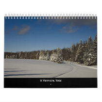A Vermont Year Wall Calendar