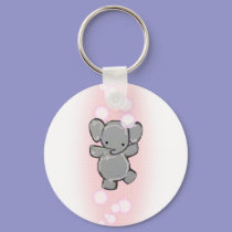 a very clean elephant keychain