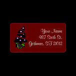 A Very Gothy Christmas Personalized Address Label
