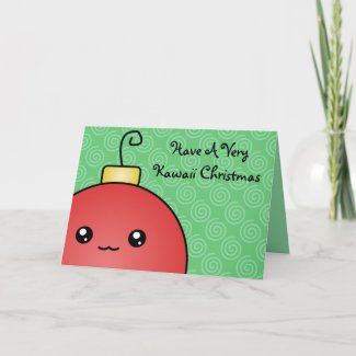 A Very Kawaii Christmas Card card