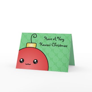 A Very Kawaii Christmas Card card