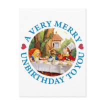 A VERY MERRY UNBIRTHDAY TO YOU POST CARD