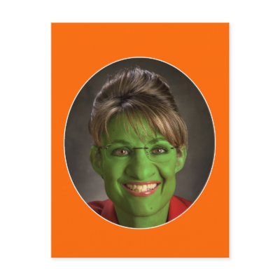 A Very Palin Halloween! Post Cards by boldhumor