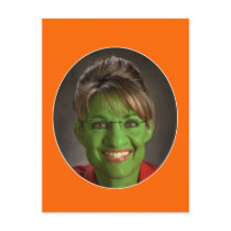 A Very Palin Halloween! postcards by boldhumor A Very Palin Halloween! postcards